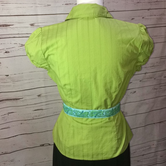 B•WEAR Pinstriped Blouse - Picture 2 of 3